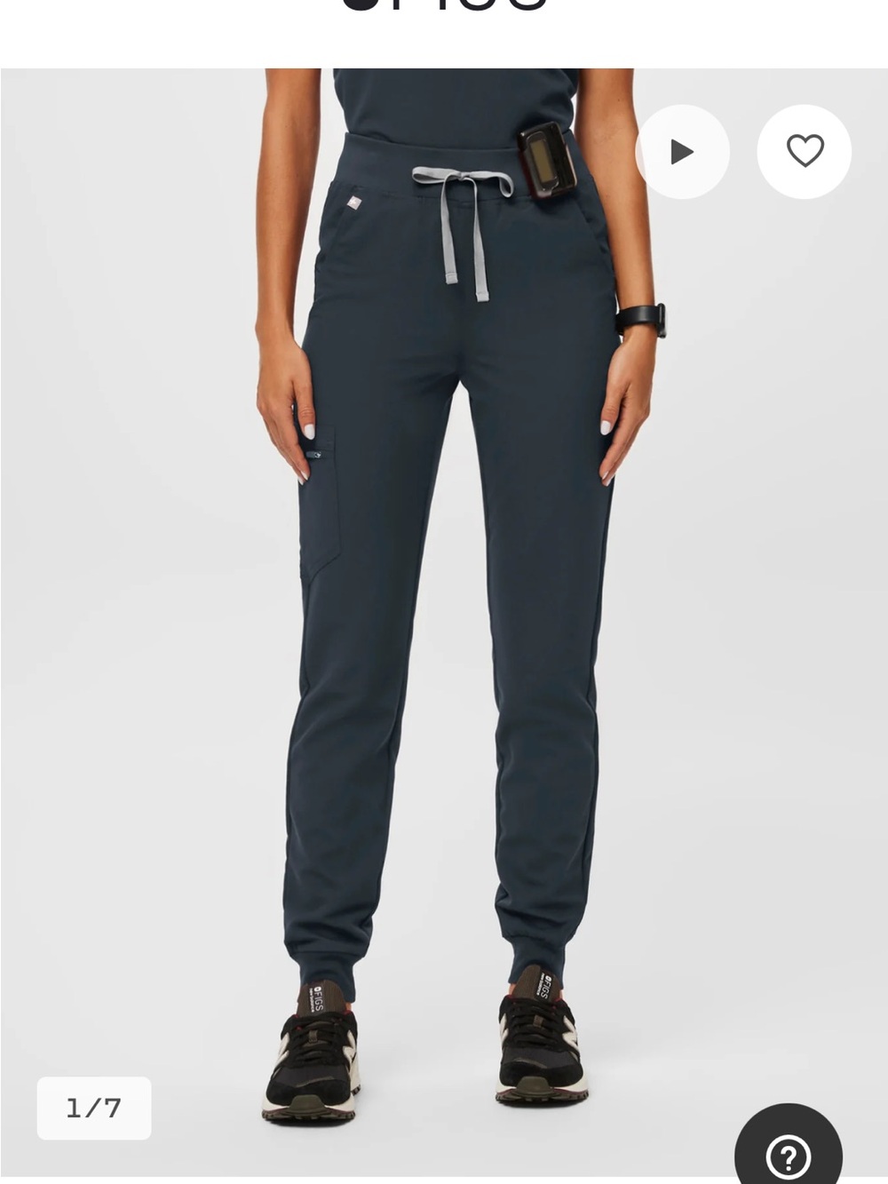 FIGS Dark Harbor Zamora Scrub Bottoms